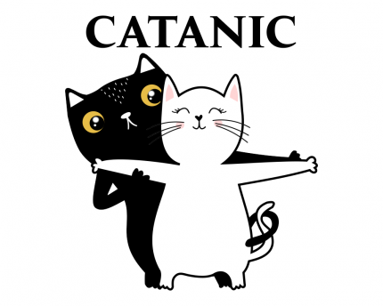 catanic funny cats svg