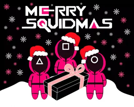 squid game christmas svg
