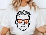 Cool Joe Who Dey SVG digital design mockup on a white fan t-shirt